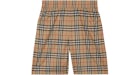 Burberry Vintage Karierte Shorts Archiv Beige