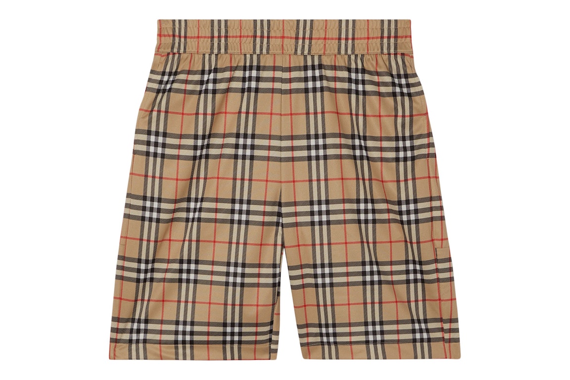 Pre-owned Burberry Vintage Check Shorts Archive Beige