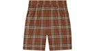 Burberry Vintage Karierte Shorts Braun