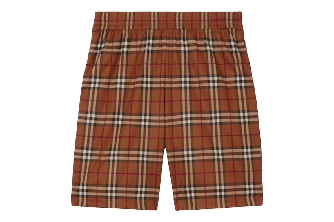 Pre-owned Burberry Vintage Check Shorts Brown