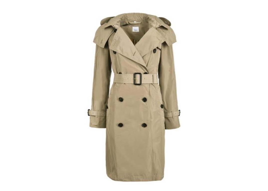 Pre-owned Burberry Women's Amberford Trench Coat Beige