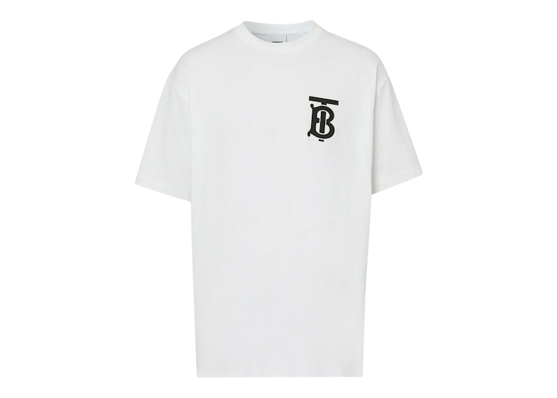 Burberry monogram motif discount cotton oversized t-shirt