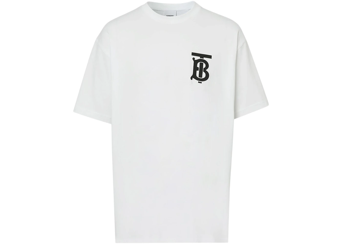 Burberry Women's Monogram Motif Oversized T-shirt White - US