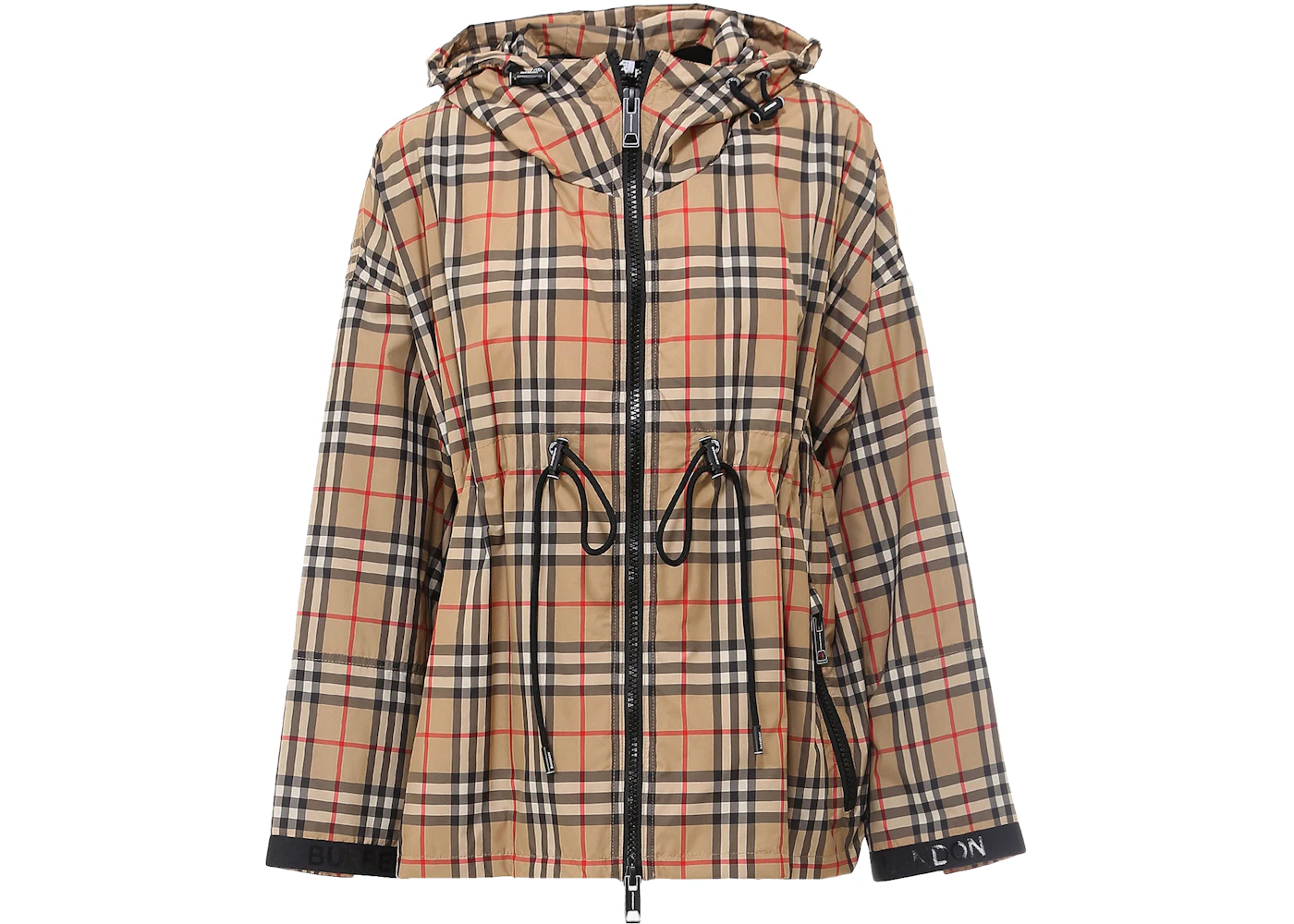 Burberry Women's Traditional Check Print Jacket Beige - FW22 - US