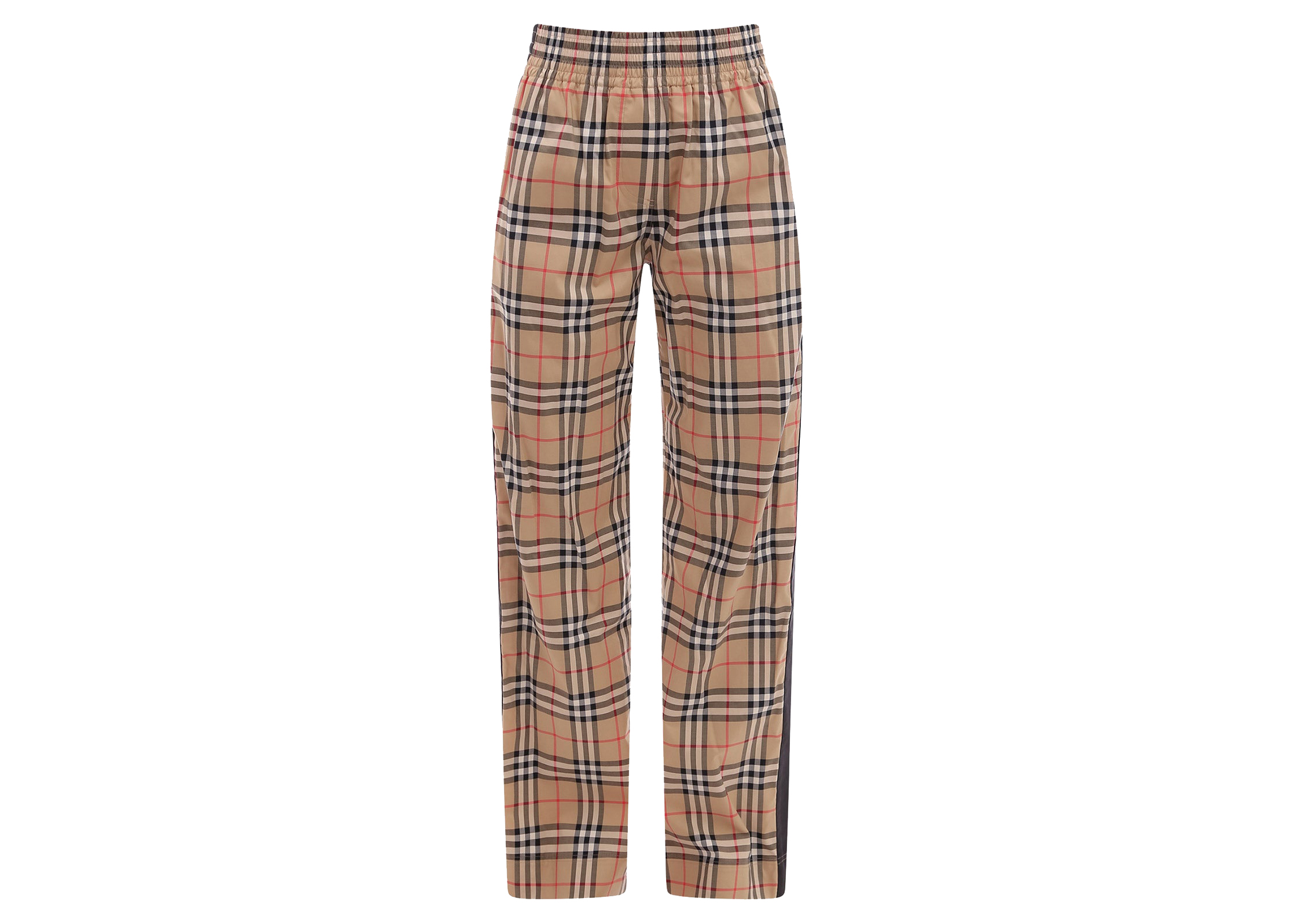 Boutique BURBERRY Red and green plaid print wool slim fit pants Retail  price 550 Size XS