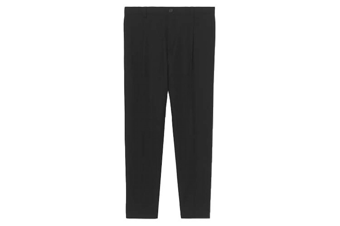 Pre-owned Burberry Wool Blend Casual Pants Black