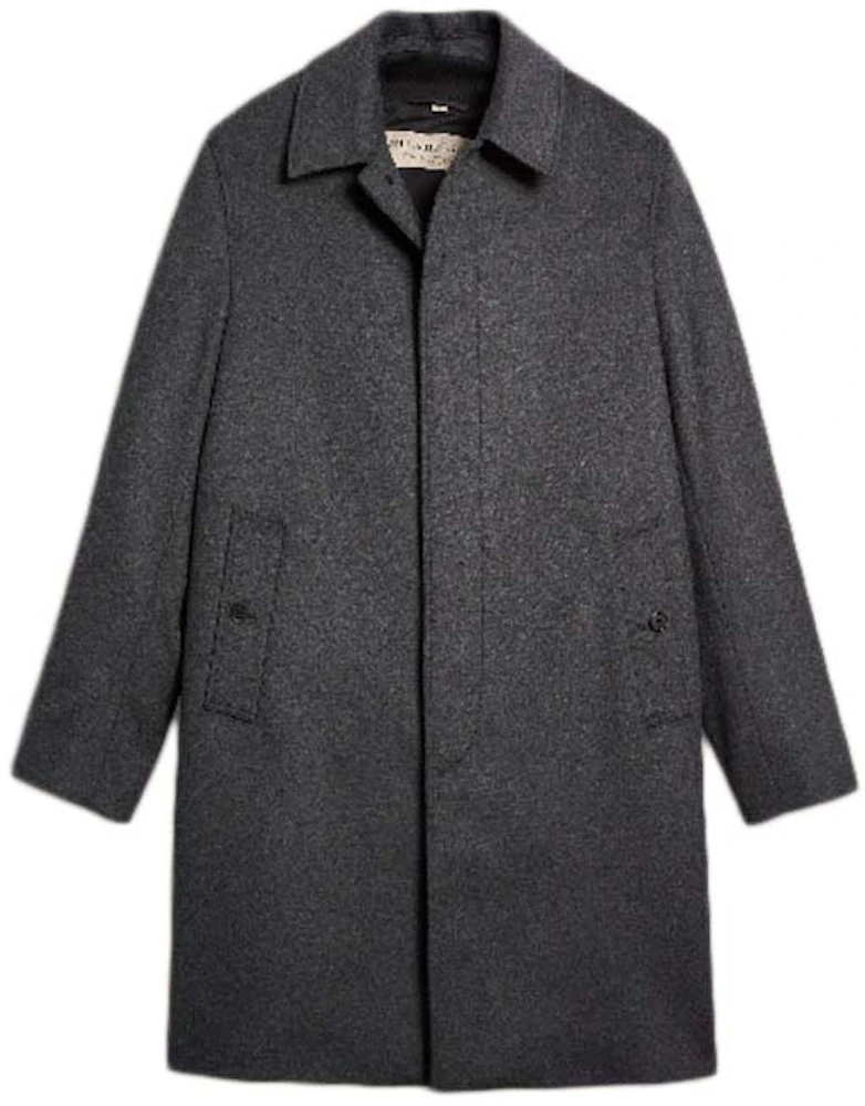 LOUIS VUITTON Wool Coat 36 Navy Authentic Women Used from Japan