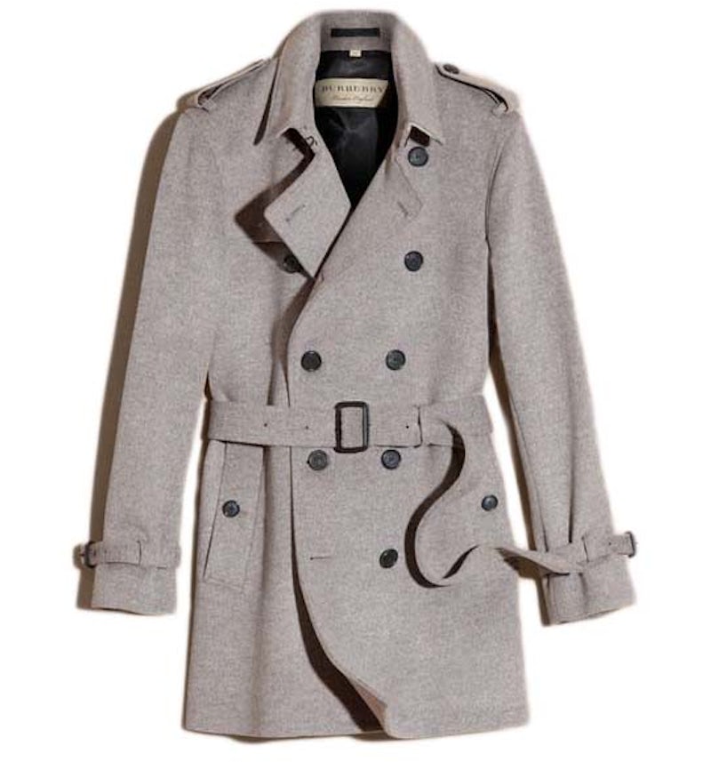 Cashmere Blend Burberry Trench Coat Price Burberry Brit Black Wool