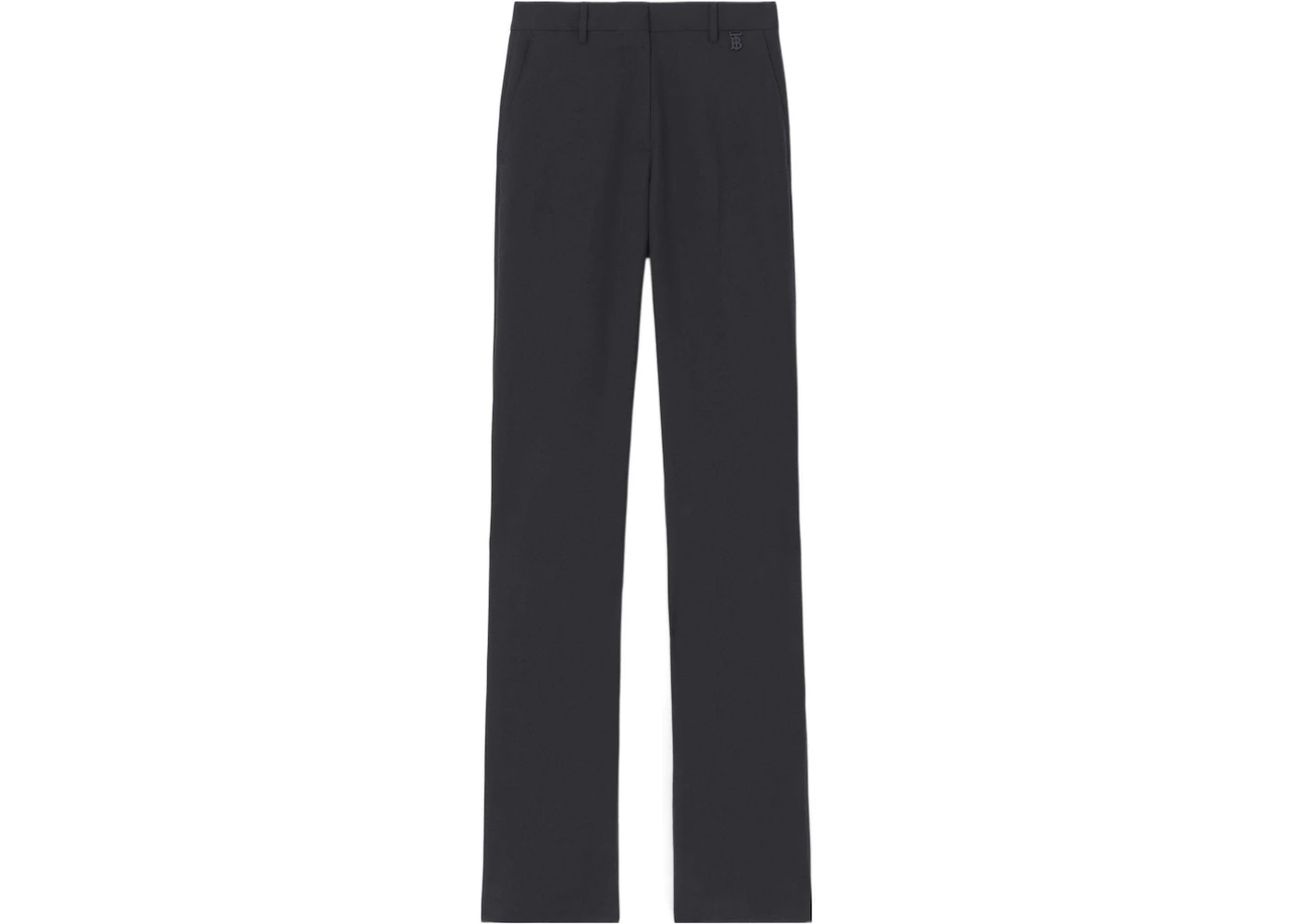Burberry Wool Tailored Trousers Black - US