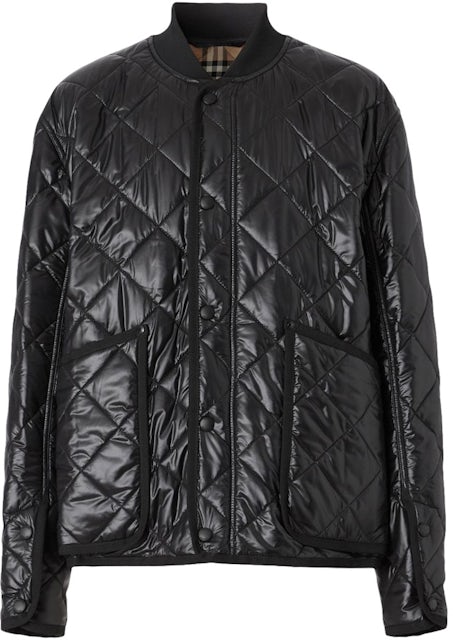 chanel red quilted jacket