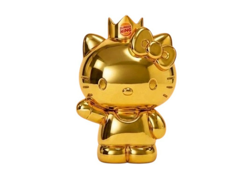 Burger King x Hello Kitty - Rara statuetta dorata di Hello Kitty