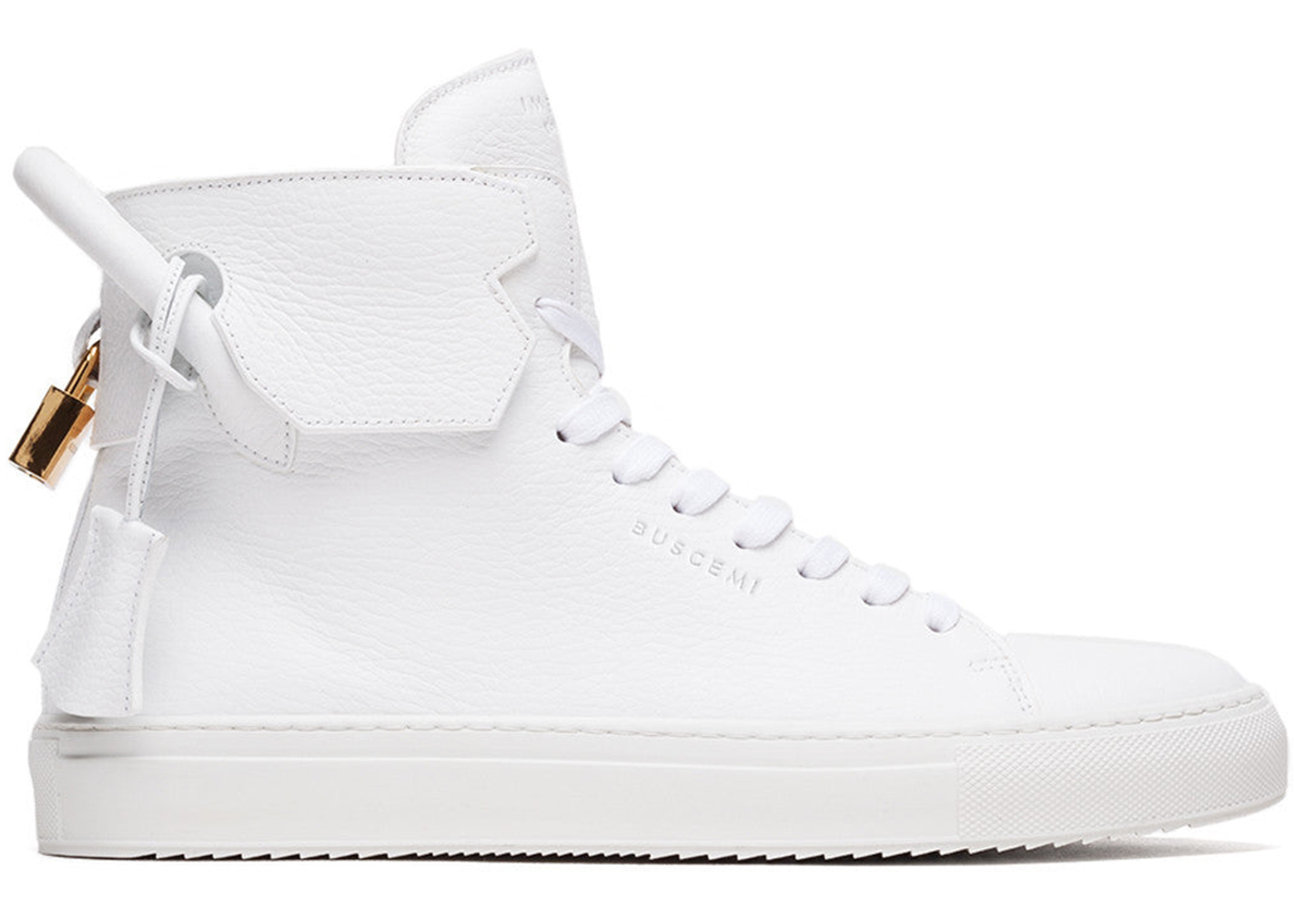 Buscemi Mens 100MM Off White Leather Sneakers Shoes US 6 SAMPLE | eBay