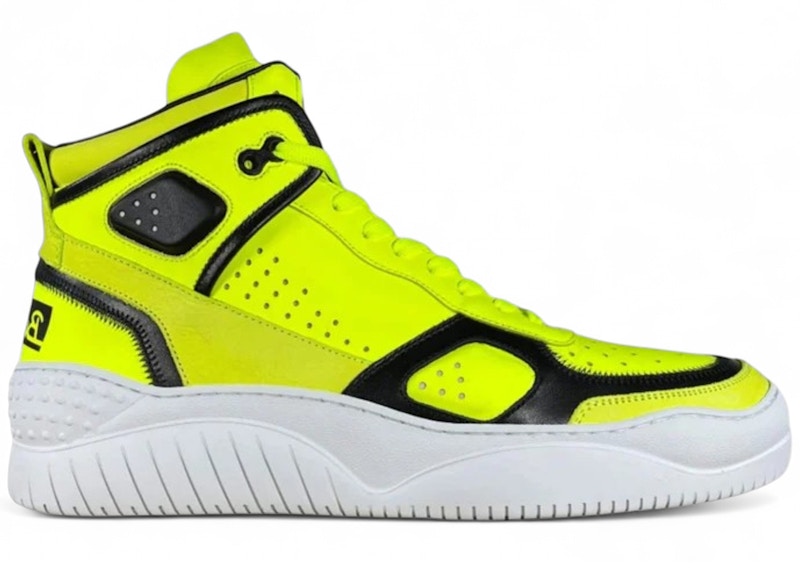 Buscemi Basket High Giallo Fluo