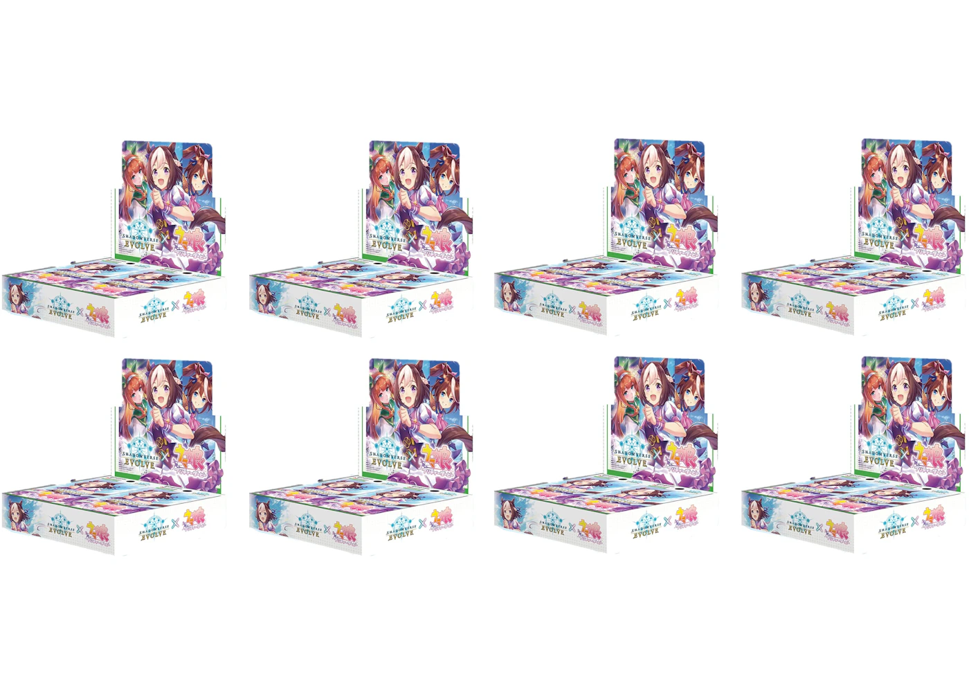 BushiRoad Shadowverse Evolve Collaboration Pack: Uma Musume: Pretty Derby Booster Box (Japanese) 8x Lot - US BushiRoad Shadowverse Evolve Collaboration Pack: Uma Musume: Pretty Derby Booster Box (Japanese) 8x Lot - US