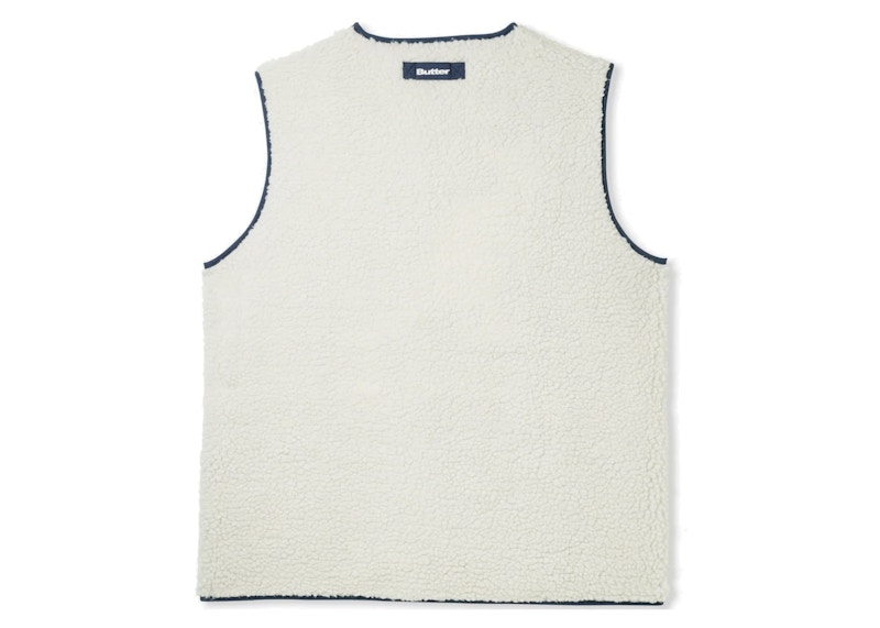 Butter Goods x Kangol Reversible Zip Thru Vest Navy White Men's FW22 US