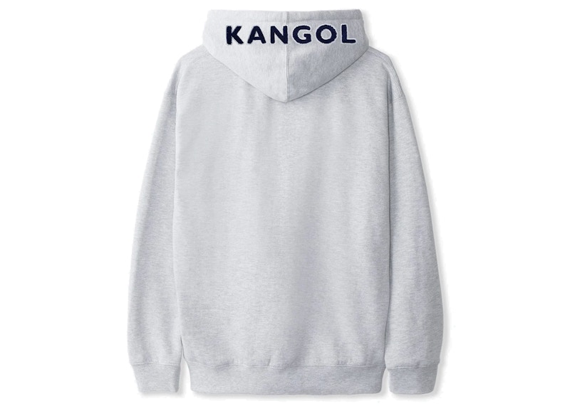 Butter Goods x Kangol Wordmark Chenille Pullover Hoodie Heather Grey