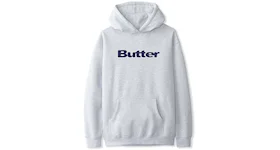 Butter Goods x Kangol Wordmark Chenille Pullover Hoodie Heather Grey