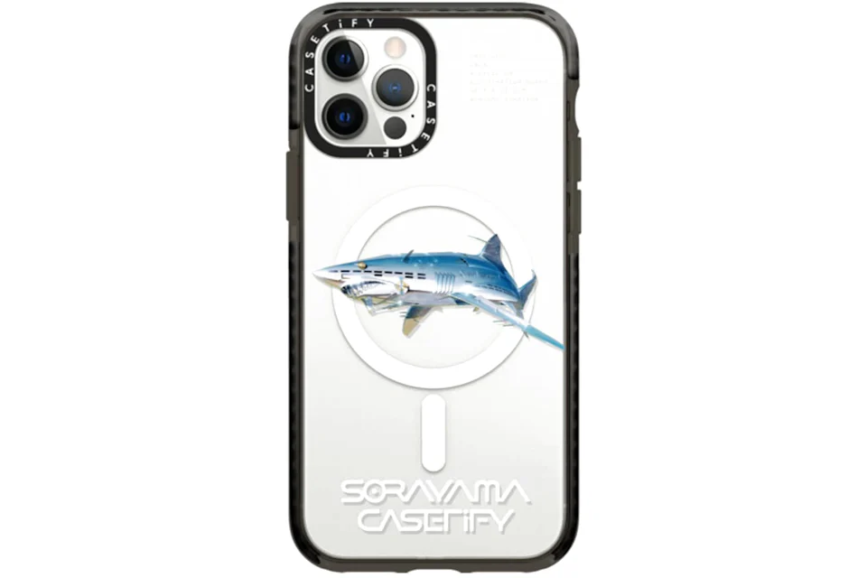 CASETiFY x Sorayama Mega Shark Mega Safe iPhone Case Mirror