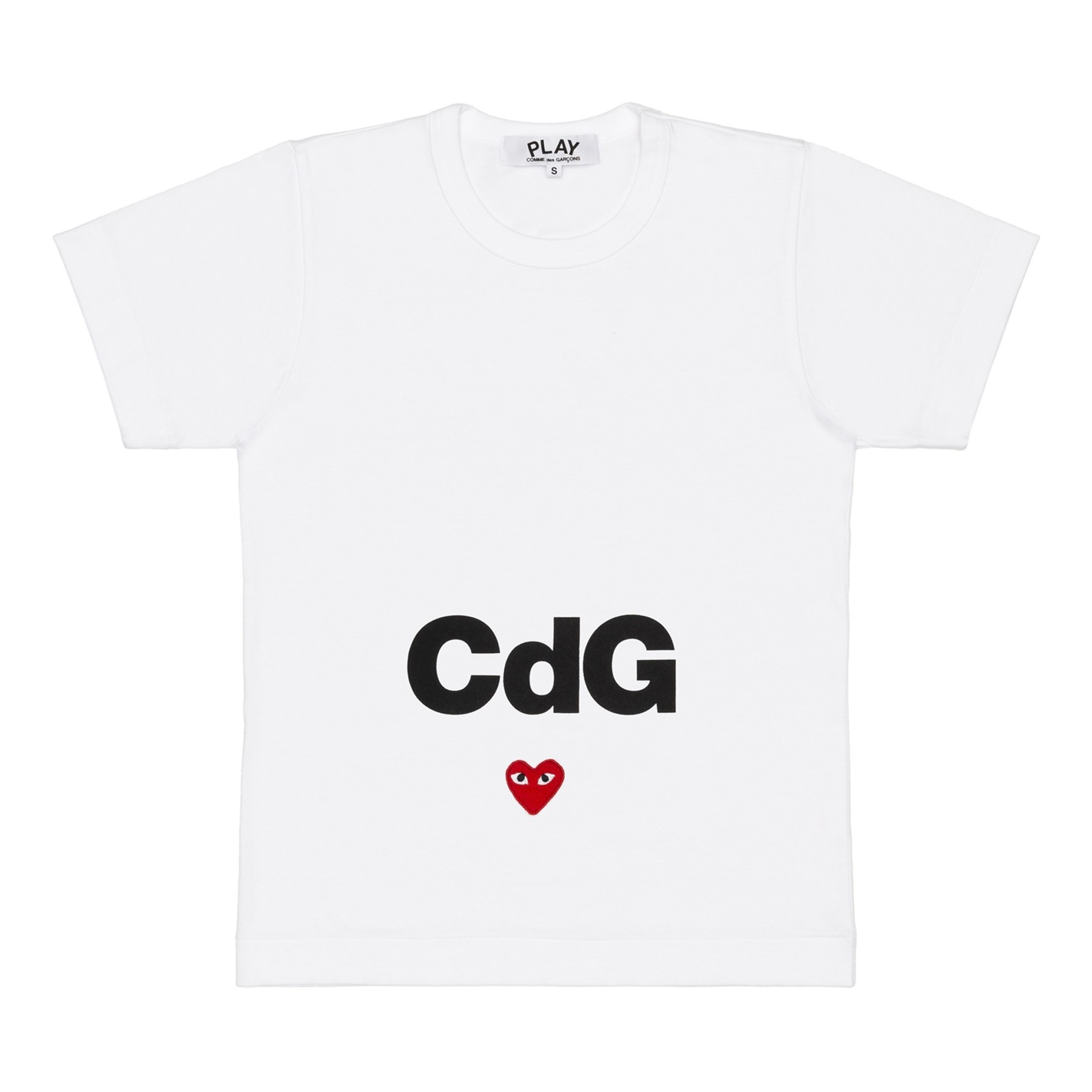 cdg play grey shirt