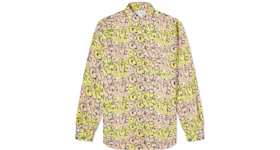 CDG Shirt x KAWS Classic Poplin Shirt Yellow/Pink