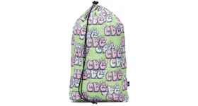 CDG Shirt x KAWS Drawstring Bag Green/Pink/White