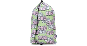 CDG Shirt x KAWS Drawstring Bag Green/Pink/White