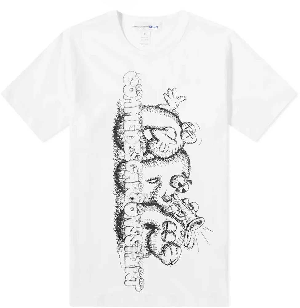 CDG Shirt x KAWS T-shirt White/Black - SS21 Men's -