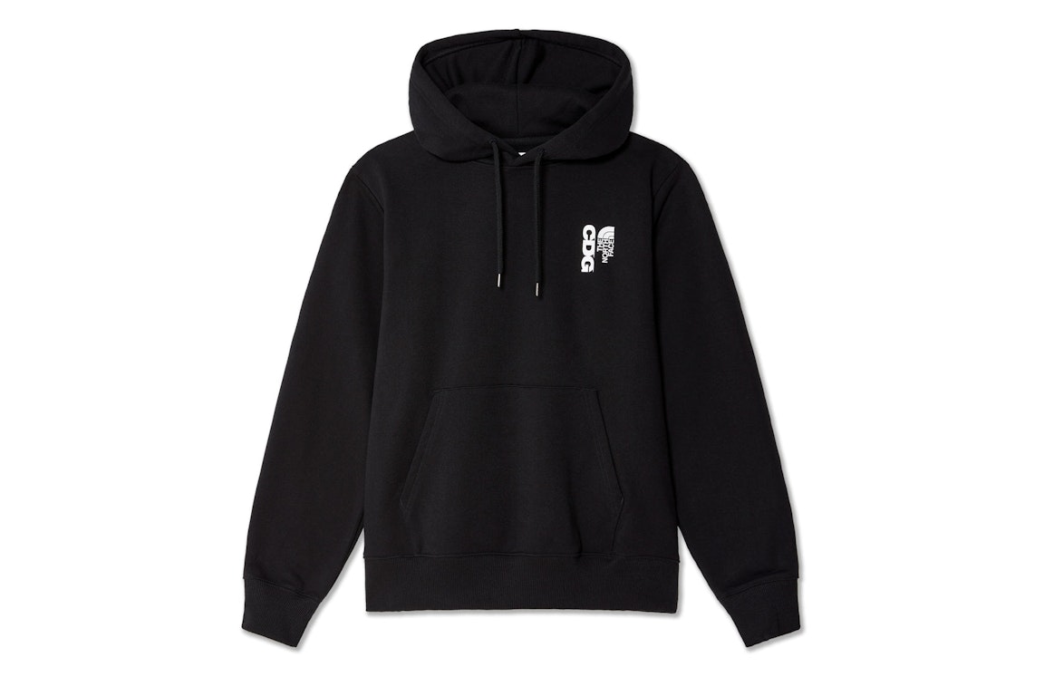 Pre-owned Cdg The North Face Icon Hoodie Black