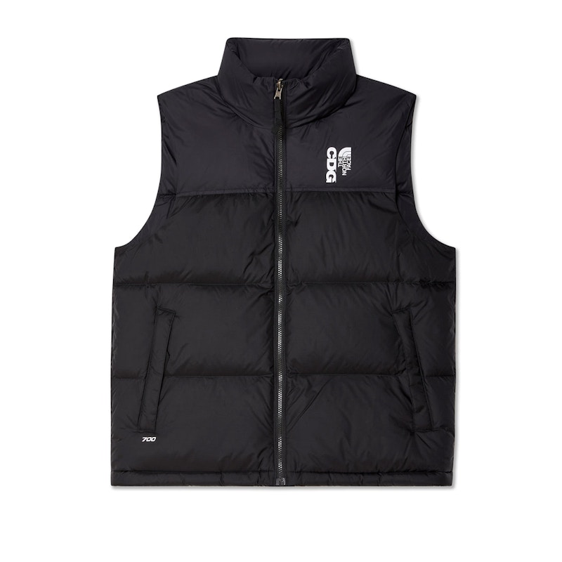 CDG The North Face Nuptse Vest Black