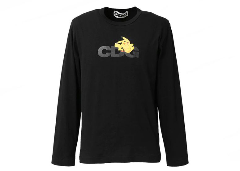 CDG x Pokemon A L/S T-Shirt Black - FW22 - US