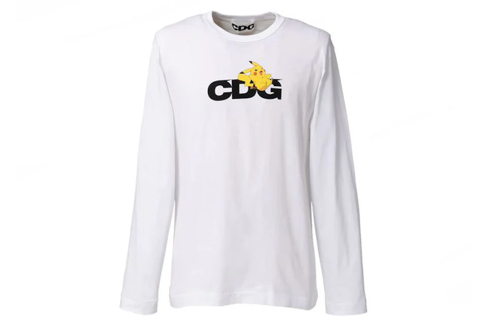 CDG x Pokemon A L/S T-Shirt White