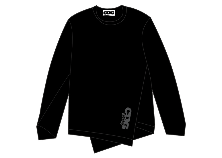 CDG x Pokemon B L/S T-Shirt Black - FW22 - GB