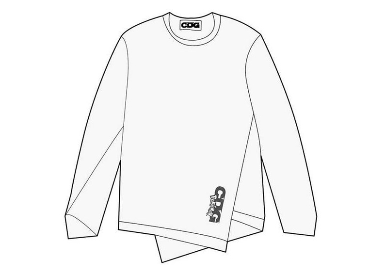 CDG x Pokemon B L/S T-Shirt White - FW22 - US