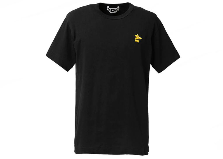 CDG x Pokemon Emblem T-Shirt Black