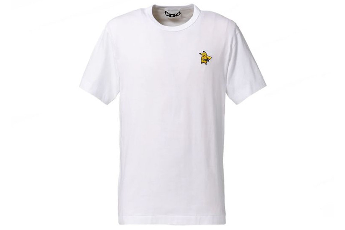 Pre-owned Cdg X Pokemon Emblem T-shirt White