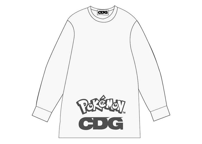 CDG x Pokemon L/S Layered Shirt White - FW22 - US