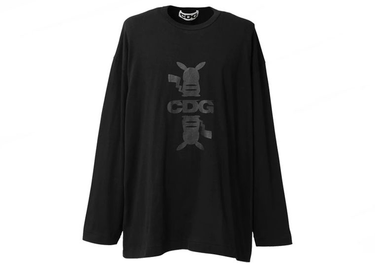 CDG x Pokemon Oversized L/S T-Shirt Black - FW22 - US