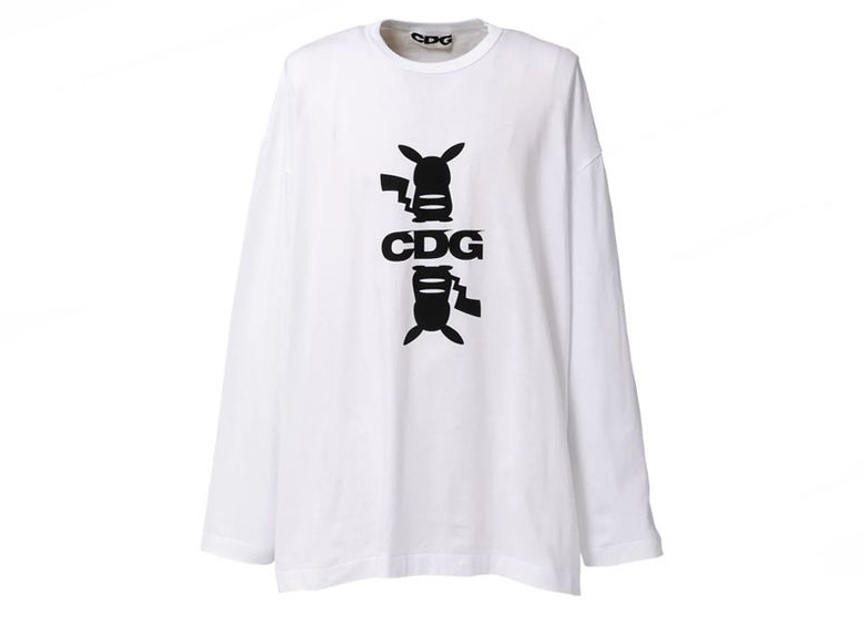 CDG x Pokemon Oversized L/S T-Shirt White - FW22 - US