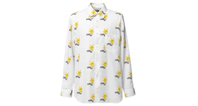 CDG x Pokemon Pikachu Allover Shirt White