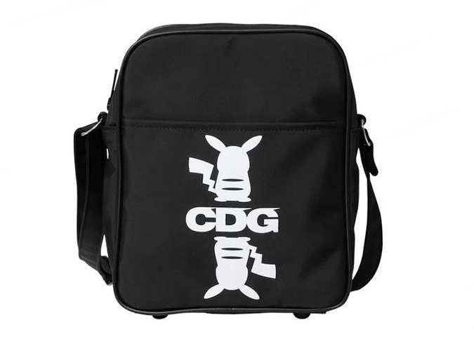 CDG Black Market All Over Pattern Tote Bag Black - FW21 - US