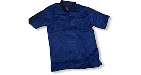 CLOT Silk Contrast Shirt Navy