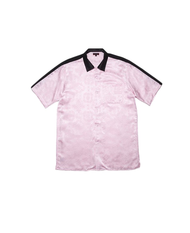 Pre-owned Clot Silk Contrast Shirt Rose Gold