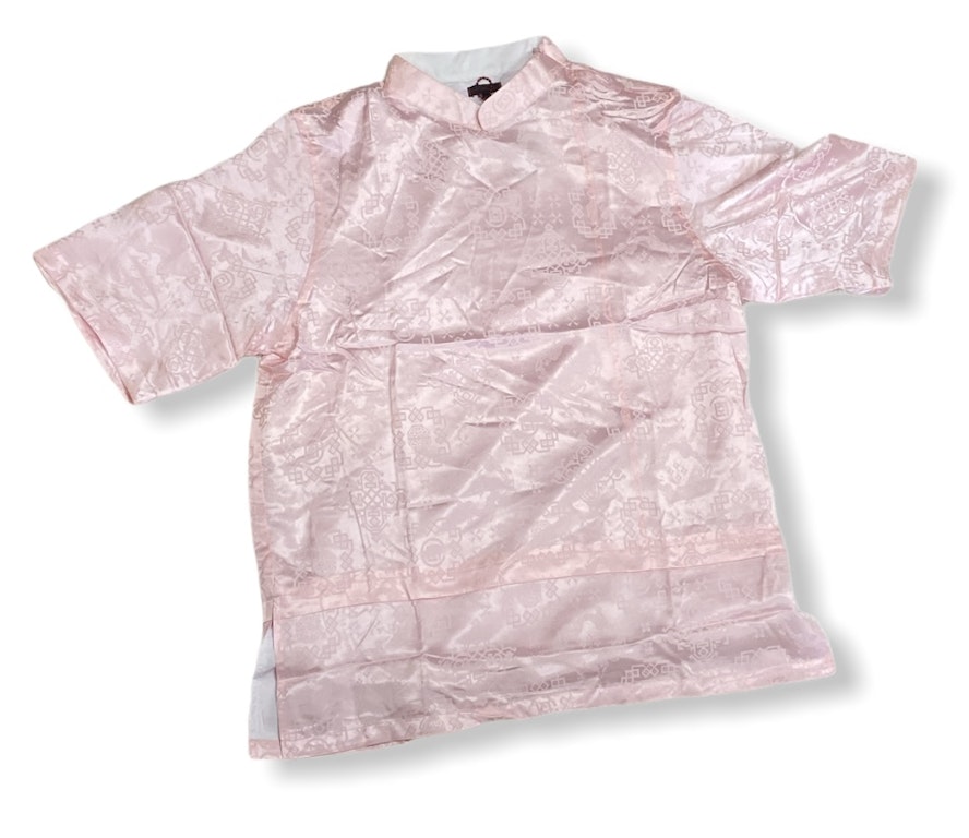 Pre-owned Clot Silk Pullover Shirt Rose Gold