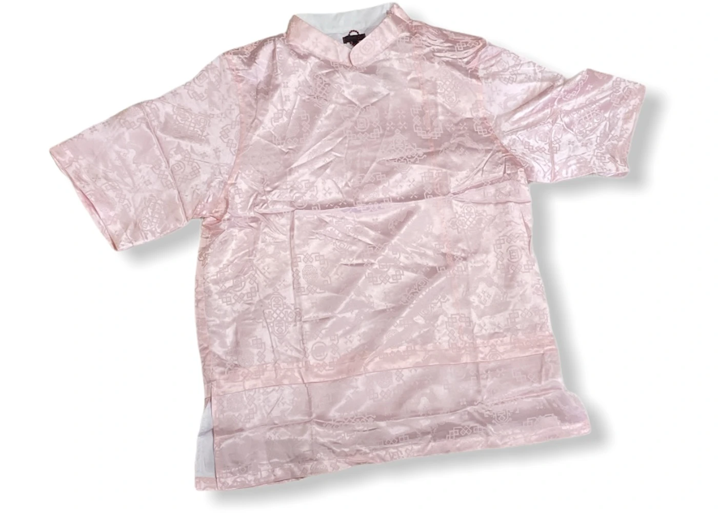 CLOT Silk Pullover Shirt Rose Gold Men's - FW19 - US