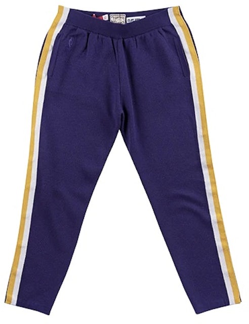 VINTAGE Nike NBA Los Angeles LA Lakers Warm Up Shooting Pants Black Size XL