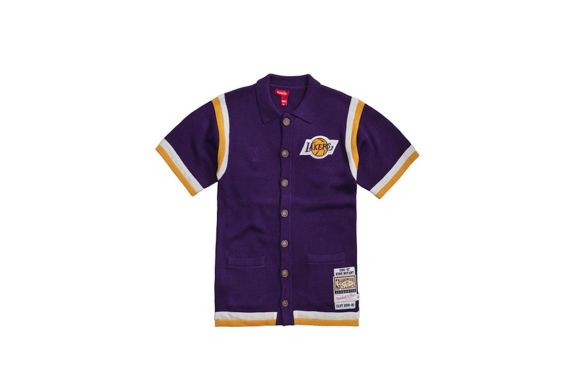 Pre-owned Clot X Mitchell & Ness Lakers Shooting Shirt Purple/yellow