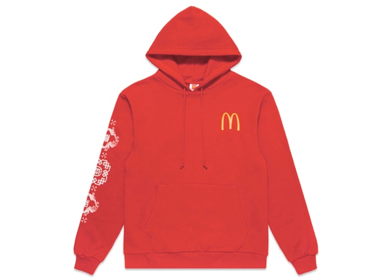 Travis Scott x McDonald's Apple Pie Hoodie Washed Black Men's 