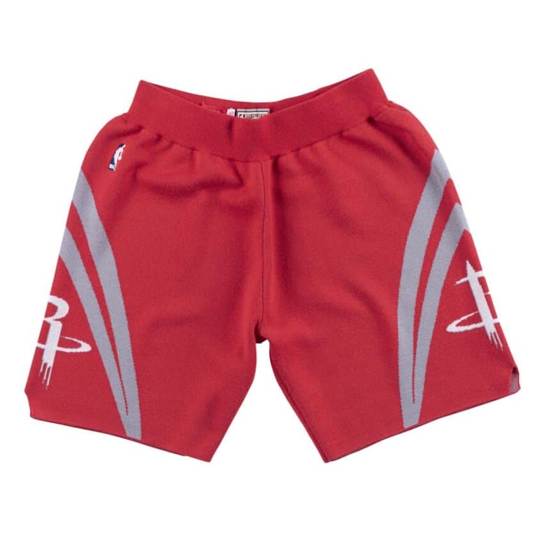 Pre-owned Clot X Mitchell & Ness Rockets Knitted Shorts Red