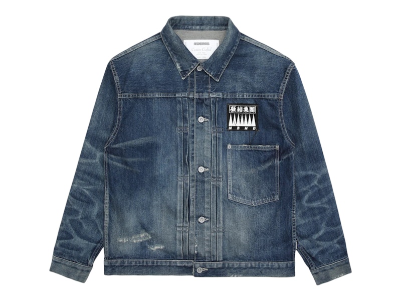 CLOT x Neighborhood Savage Denim Type-1 Jacket Indigo Men's - US
