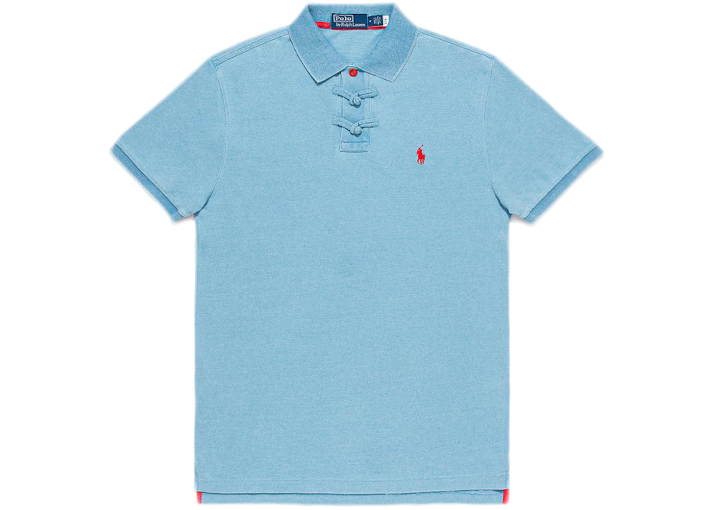 CLOT x Polo by Ralph Lauren Polo Shirt Blue Men's - SS21 - US